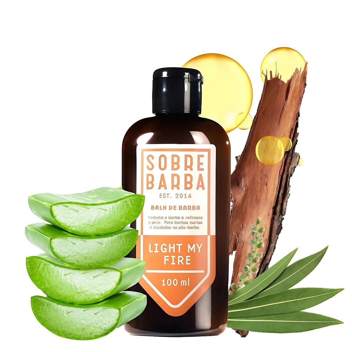 Kit Barba Shampoo 100ml + Balm 100ml Sobrebarba Light My Fire Edição Viagem — SOBREBARBA