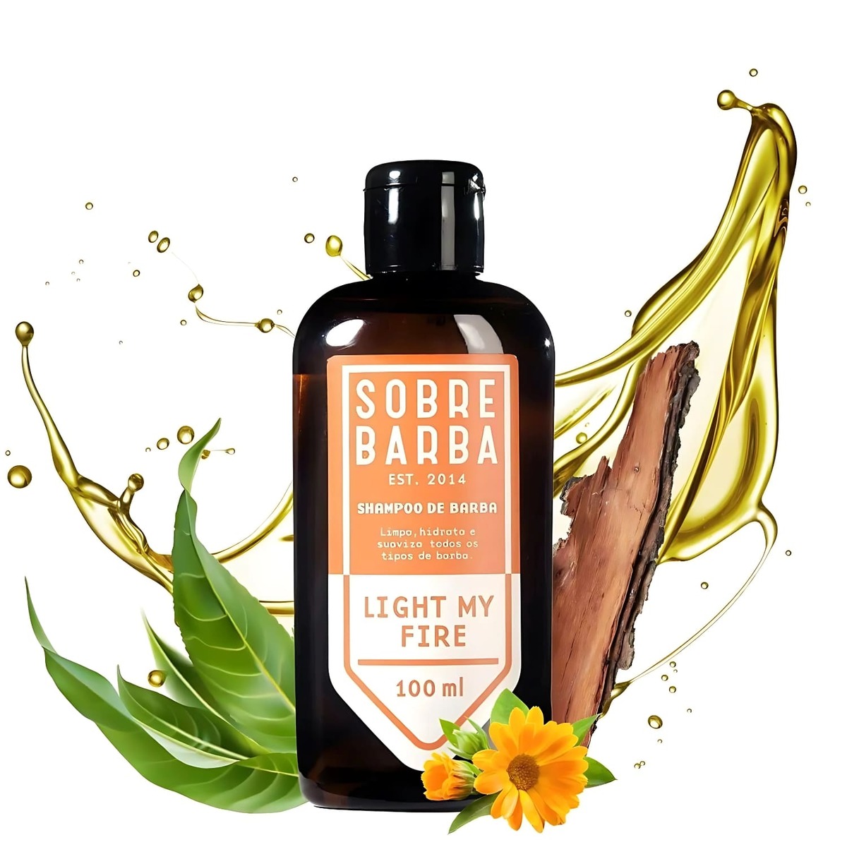 Kit para Barba Shampoo + Óleo Sobrebarba Light My Fire — SOBREBARBA