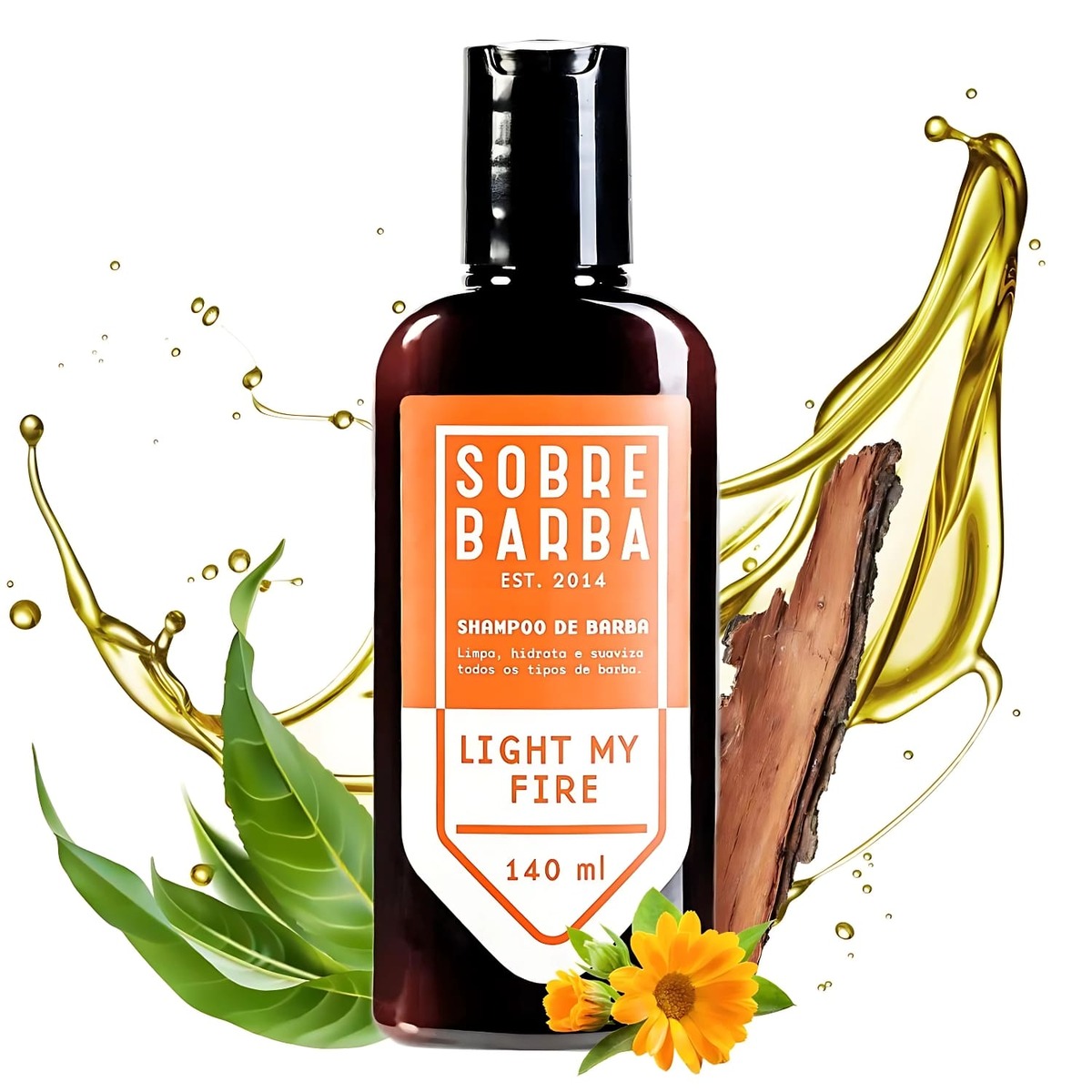 Kit para Barba Shampoo e Balm Sobrebarba Light My Fire — SOBREBARBA