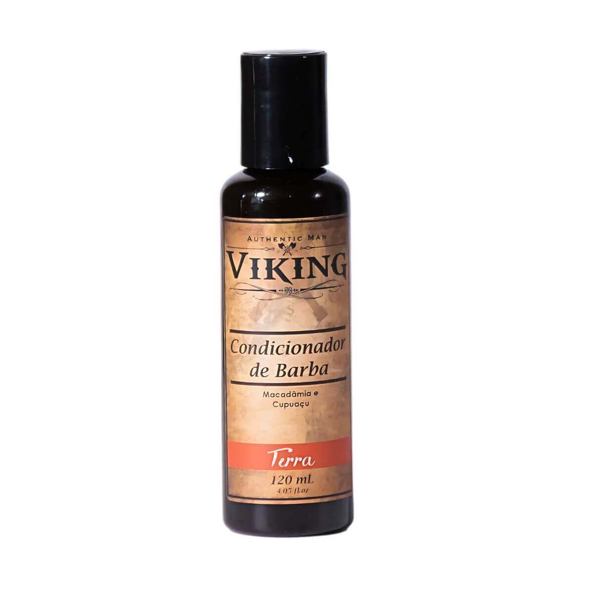 Condicionador de Barba Viking Terra 120ml Hidrata e Sela — VIKING