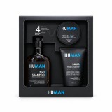 Kit para Cabelo Human Shampoo 3 em 1 + Balm + Pomada — HUMAN