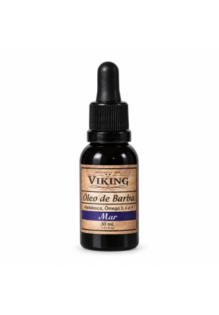 Óleo de Barba Viking Mar 30ml Nutre e Dá Brilho — VIKING
