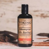 Kit com Necessaire Shampoo e Condicionador de Barba Viking Terra — VIKING